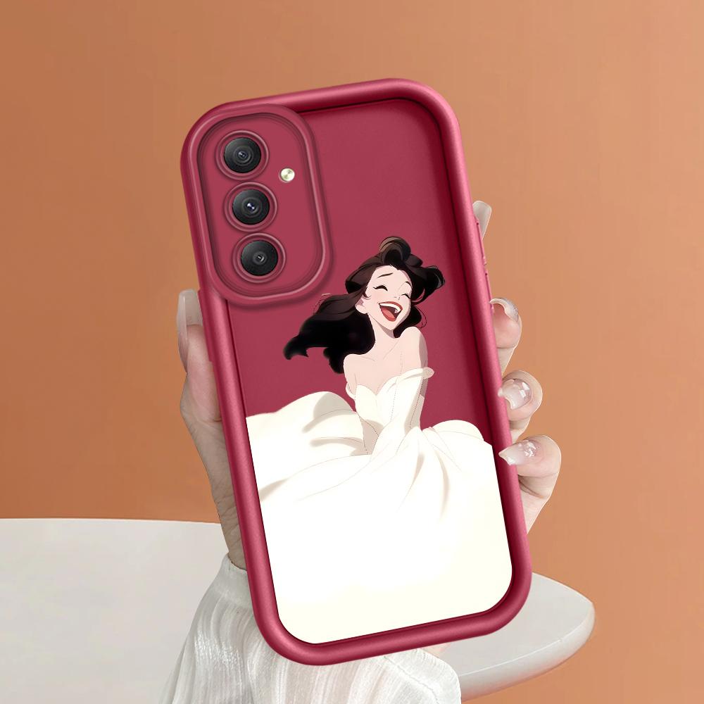 Soft Silicone Square Ladder Printing Pattern Phone Casing Full Cover Camera Shockproof Protection Rubber Case for Samsung