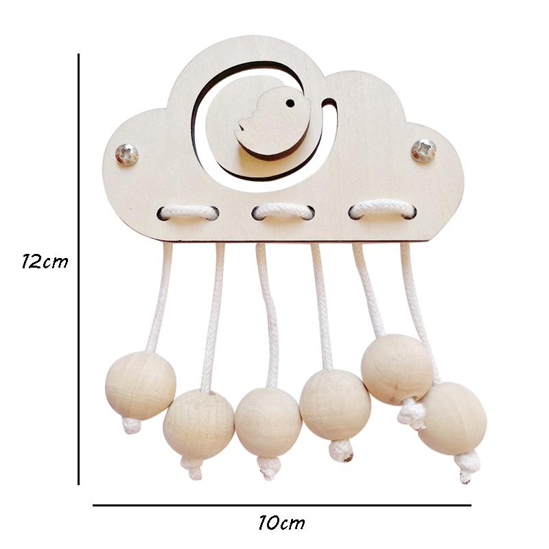 Children's Activities Montessori Early Education Puzzle Matching Wooden Handicraft Busy Board Accessories DIY Toys
