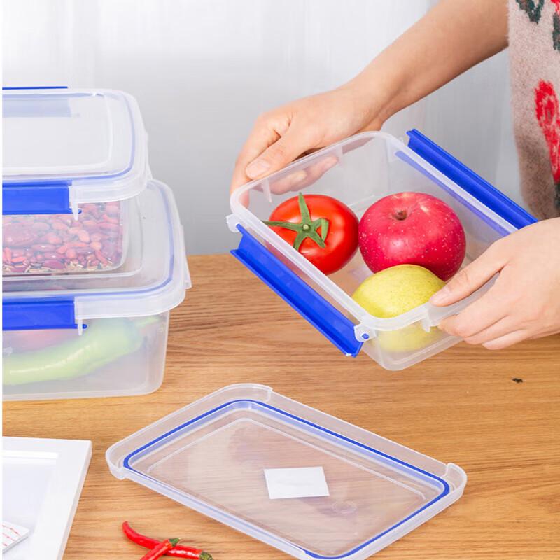 Meichu 5.5L Rectangular Plastic Food Storage Container with Lid