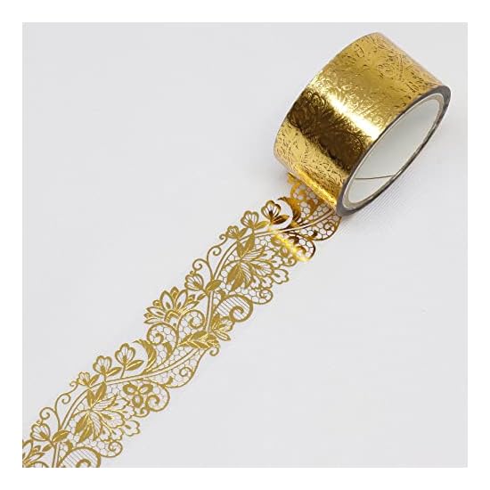 Made In Japan GR-4075 Kamiiiso Fleurette (Gold Foil) 20mm X 3m
