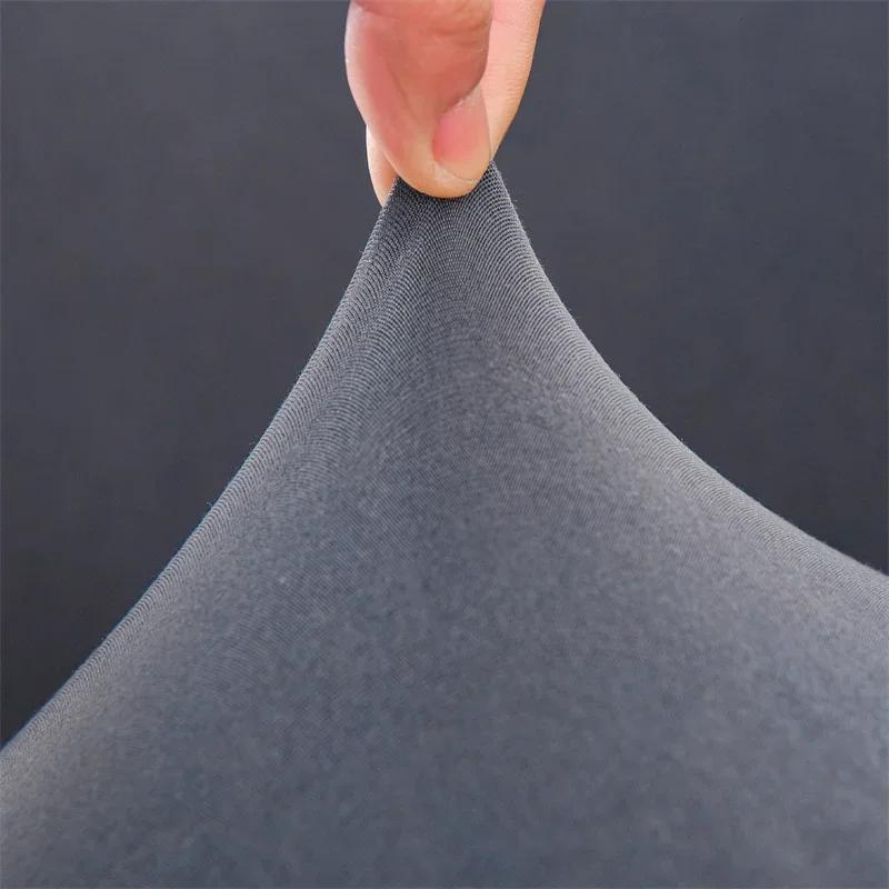1 buc Husă Scaun Hidrofobă Culoare Solidă Husă Scaun Spătar Scurt Elastic Spandex Pernă Scaun Fotoliu Înalt Sală de Mese Hotel