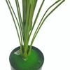 Large Nordic Fake Green Plant Ornament - Potted Green Apple Prayer Plant with Hanging Bell for Floor Decoration