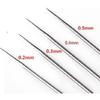 Uouteo Airbrush Needles Nozzle 0.2mm, 0.3mm,0.4mm, 0.5mm Airbrush Gun Nozzle Needle Tip Replacement Parts for Airbrush Gun