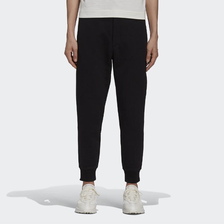 Y-3 SS21 Lace-Up Straight-Leg Joggers Men Bottoms Black H45399