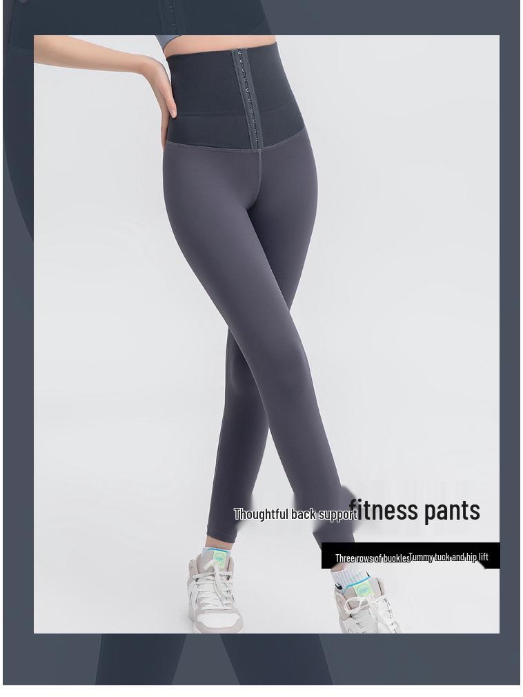 Women's Cross-Border Body Shaping High Waist Butt Lifting Quick-Dry Yoga Pants