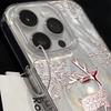 Pink Gold Snowflake Deer Phone Case for Samsung Galaxy A37 A57 A56 A36 A26 A73 A55 A54 A53 A52 A34 A33 A23 A13 4G 5G Back Cover
