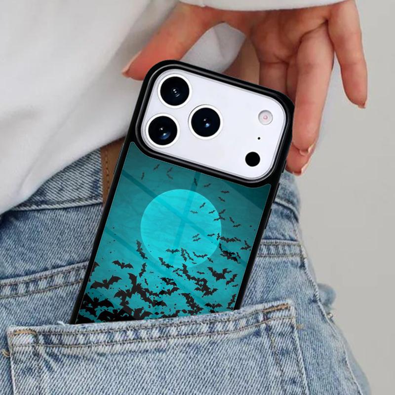 Halloween Bat Phone Case for iPhone 16e 15 14 13 12 17 Pro Max Plus Air 17pro Cover Coque