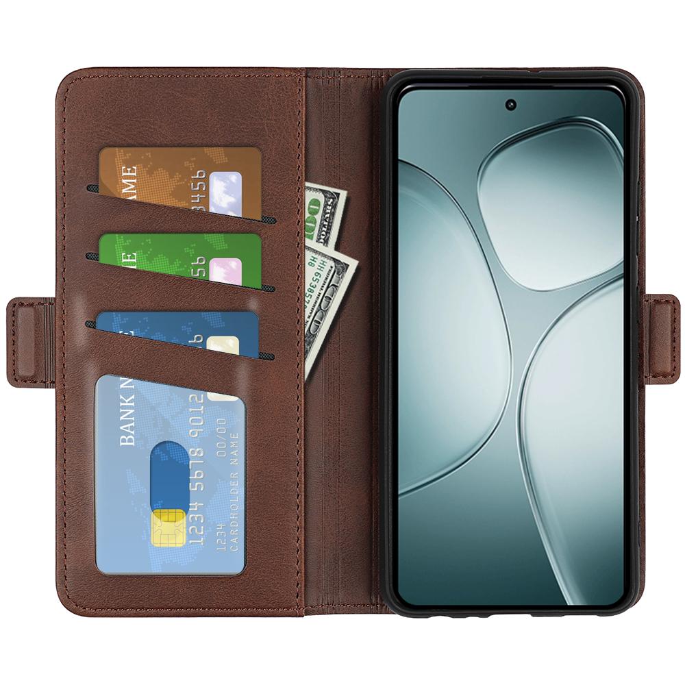 Dla Xiaomi 14T Etui z podstawką Skóra o fakturze cielęcej portfel Pokrowiec na telefon