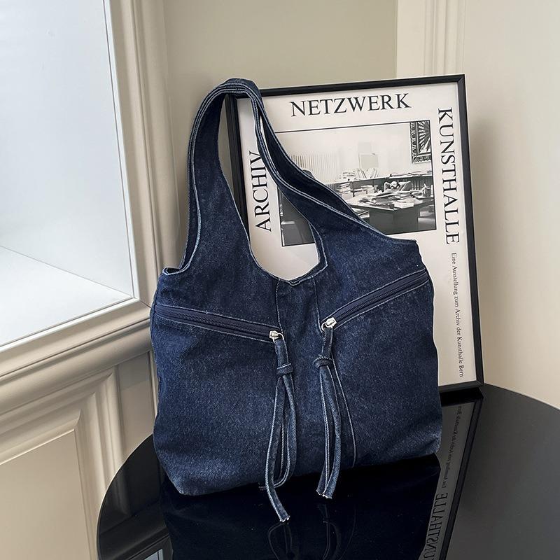 Women's bag new fashion tote bag women's commuting shoulder bag large capacity retro armpit bag