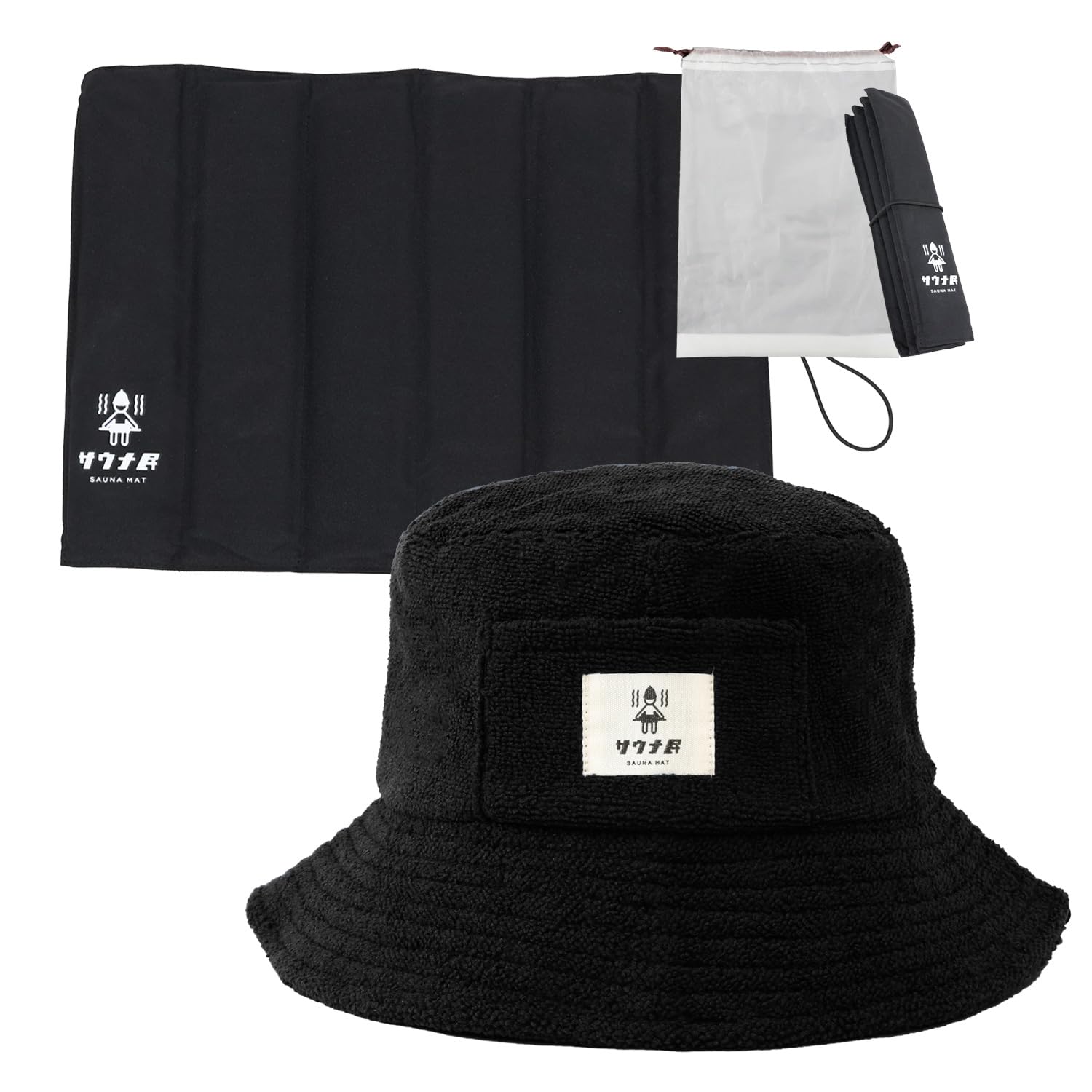 

Saunamin Sauna Comes with Storage Stone Bath Sauna Sauna Hat [MRG] Mat, Large, Foldable, Thick, Bag, Washable, Compact, Lightweight, Mat, Stylish,
