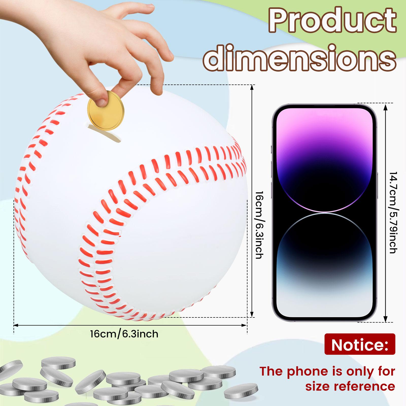 Копилка для детей Баскетбольная/Футбольная/Бейсбольная Копилка Мультяшная Копилка-Свинка Ударопрочная Детский Подарок на День Рождения