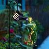 Watering Can Solar Light Outdoor Landscape Solar Light IP65 Waterproof Garden Decor Light with Stake for Yard Patio Lawn Decoration