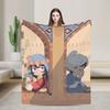 Tenmaku No Jaadugar Anime Flannel Blanket  Novelty Throw Blanket for Home Cm Bedspread