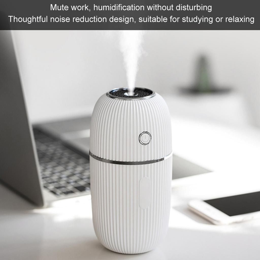 Portable Humidifier Aroma Air Diffuser Aromatherapy Mist Humidifier for Home CarWhite