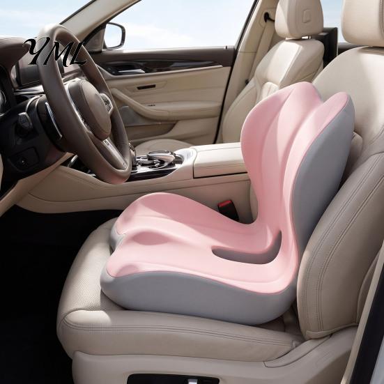 Memory Foam Hip Support Cushion Car Seat Cushion, Ergonomic Lumbar for Back Pain, Washable Pad Home Non-Slip Office Chair with Breathable Cover, Gifts