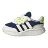 Adidas Run 70S Ac I Fashionable Comfortable Low-Top Walking Shoes Baby Shoes Deep-Blue JQ4508