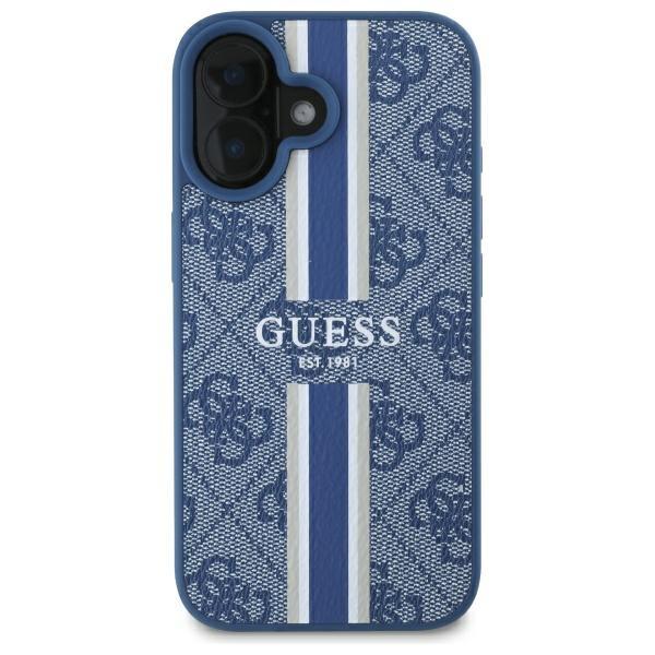 Guess Guhmp16Sp4Rpsb iPhone 166.1 Blue Hardcase 4G Printed Stripes Magsafe