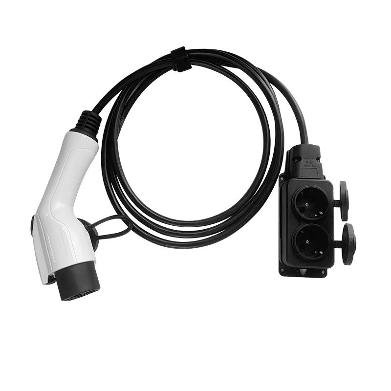 New 16A GB/T V2L AC EV Car Discharge Cable Waterproof Battery Discharger Plug Socket GBT V2L cable 1M