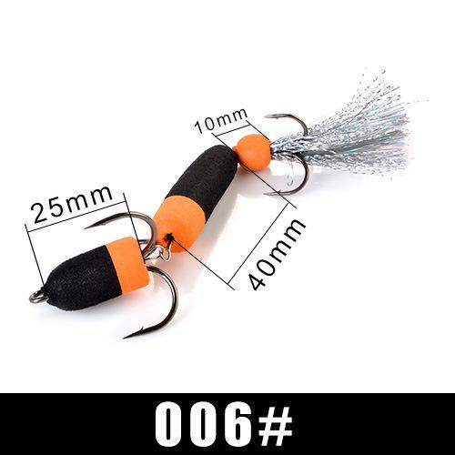 Treble Fishing Hooks - 3-Pronged for Fishing - , Trout, Panfish One Size