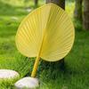 Plastic Artificial Palm-Leaf Fan Vintage Large Size Artificial Straw Fan Thickened Hand Fans Photo Props