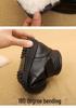 Women's Low-Top Slip-On Casual Winter Shoes with Fleece Lining and Synthetic Leather Round Toe