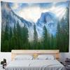 Mountain And River Impression Painting Tapestry Wall Hanging Psychedelic Hills Natural Scenery Witchcraft Hippie Home Decor