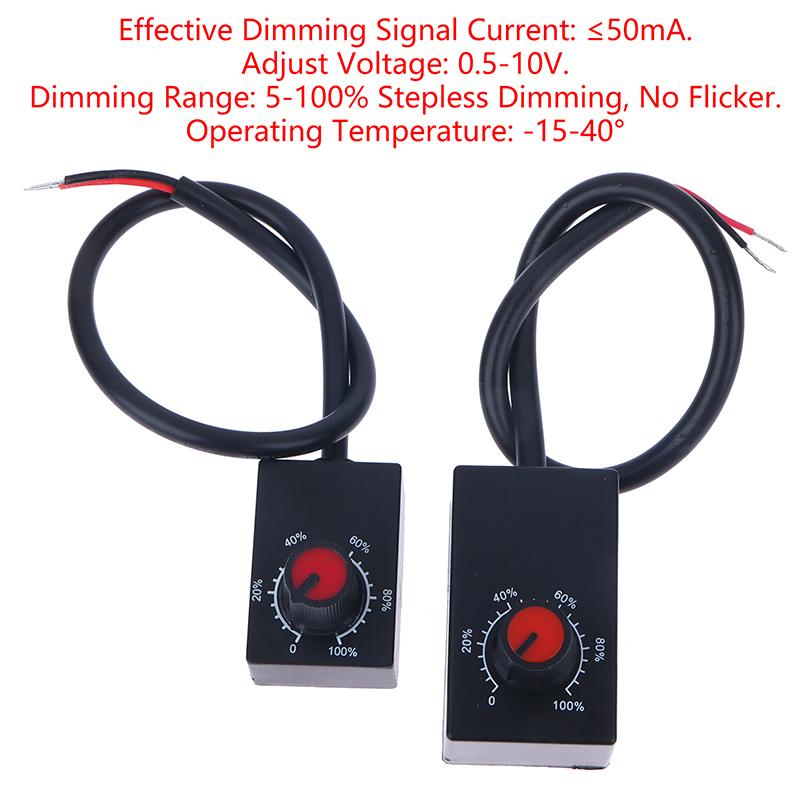 Dc 0-10V 1-10V Knopf Dimmer Skala Potentiometer für dimmbare LED-Wachstumslichter