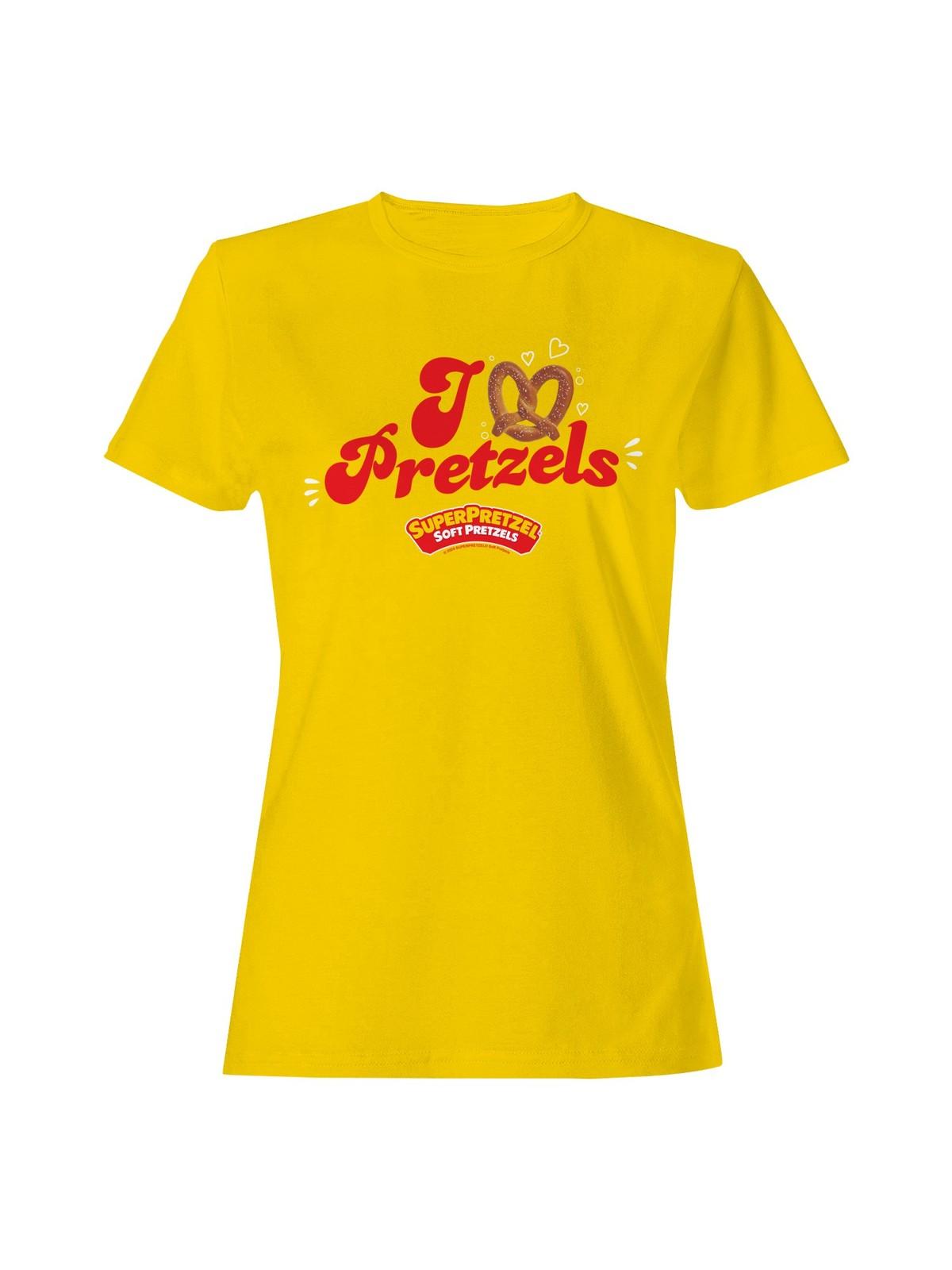 Officially Licensed Super Pretzel Pretzel Love Women s T-shirt 4XL