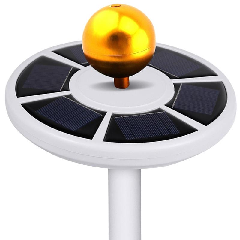 Waterproof Solar LED Flagpole Light - 26 Beads, Ideal for Outdoor, Camping, Courtyard, and Tent Illumination