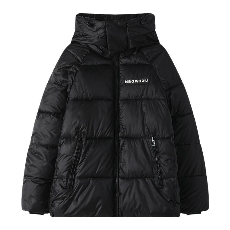 Damen Winterjacke 2024 Winter Damen Verdicken Warme Weiße Baumwolljacke Damen Kapuzen Casual Parkas Mäntel Damenbekleidung