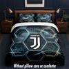 Set Biancheria da Letto Juventus FC Design 1 Copripiumino + 2 Federe Morbido Traspirante Biancheria da Letto per la Casa