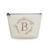 Women Circular letter Print Cosmetic Bag Toiletries Organize Travel Storage Case 6751 KTB