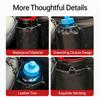 Universal Car Water Bottle & Thermos Holder For Center Console Side Mount with Storage Pocket Adjustable Strap Interior Organize