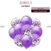 Metallic Sequin Balloon Set for Birthdays, Valentine's Day, and Weddings