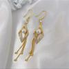 Diamond Shaped Long Tassel Earrings Exude A Fashionable and Goddess Like Aura, with Super Fairy and Versatile High-end Earrings for Women
