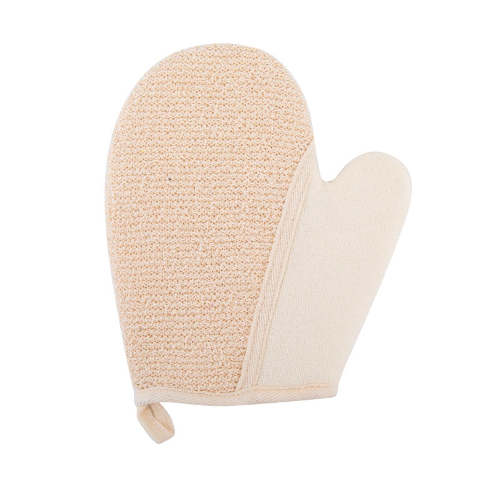 

Плоские банные перчатки для домашнего использования в ванных комнатах, для отшелушивания и удаления омертвевшей кожи, для купания и растирания One Size