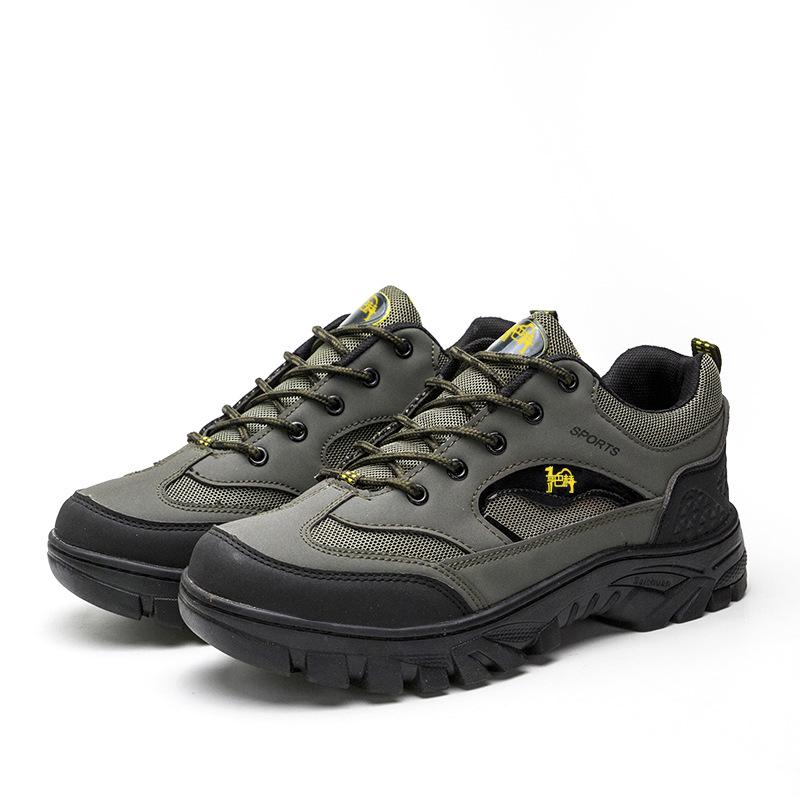 Men's Plus Size Round Toe Hiking Shoes - Trendy, Comfortable, Casual Outdoor Footwear for All Seasons