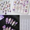 3D Creative Transparent Nail Mold Diy Nail Art Decoration Rose Candlestick Skull Butterfly Birdcage Nail Art Carving Mold