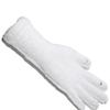 TUDE HAIRY FINGER HOLE GLOVES WHITE