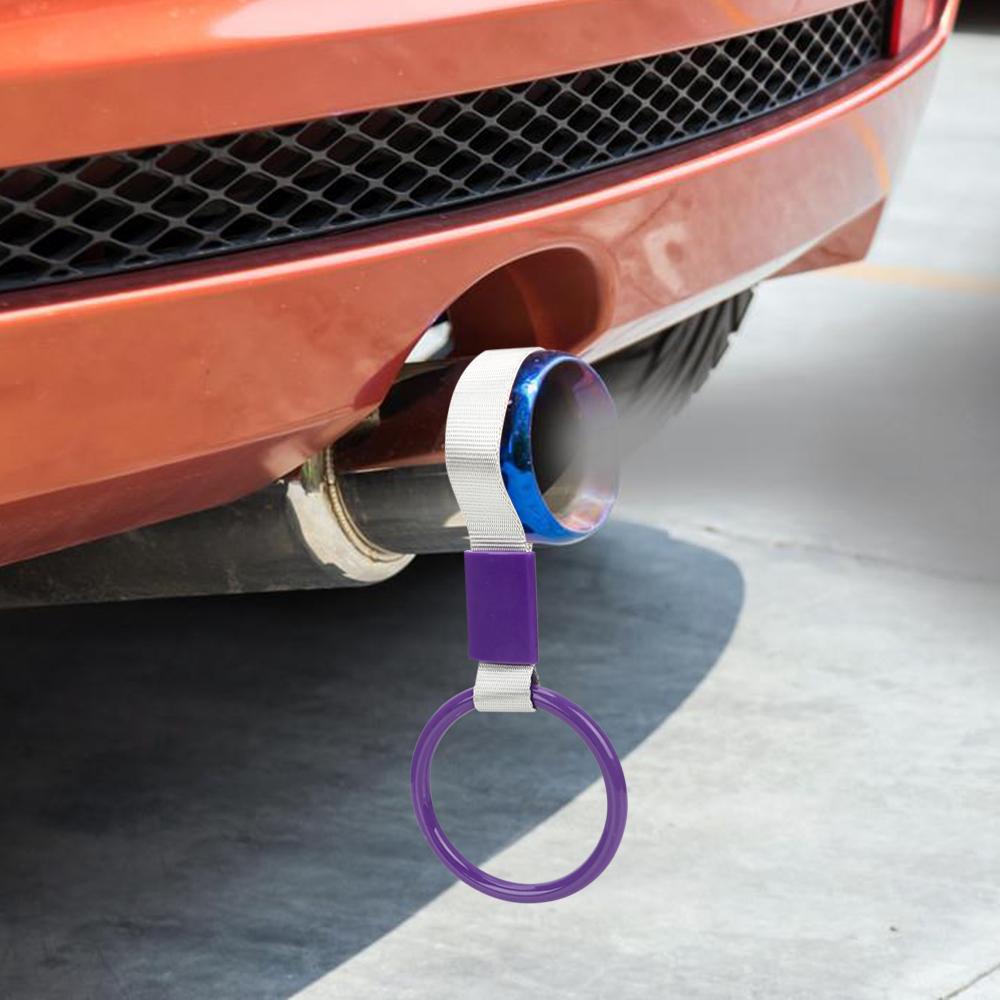 Car Styling Car Interior Pull Ring Round Car Accessories JDM TSURIKAWA RING Car Rear Bumper Warning Loop Subway Train Bus Handle Strap Charm Drift