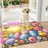 1Pcs Spring Egg  Print Waterproof Non-Slip Thick Cushioned Kitchen Mat Heavy Duty Comfort Standing Mat for Kitchen Bathroom