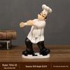 European Chef Figurine - Decorative Ornament for Home, Cafe, Cake Shop, or Living Room