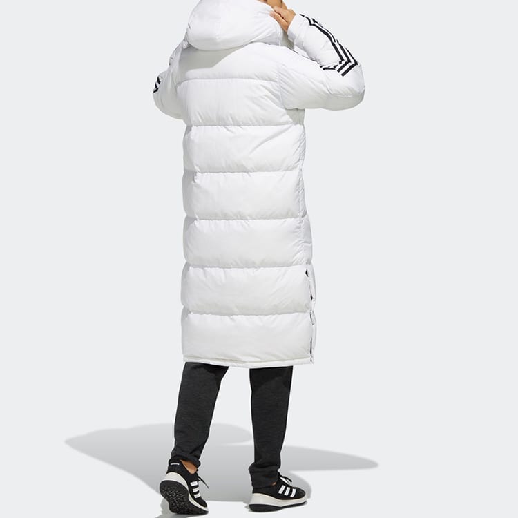 adidas Down Jackets Men's White Hooded Moderate Other EH3991