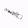 100 x Brass Barrel Swivel Fishing Pin Connector B Solid Rings w  Interlock Snap