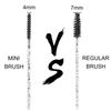 50pcs Disposable Skinny Mascara Wands Mini Crystal Eyelash Brushes Micro Brush Lash Extension Supplies Mini Lash Brush eyelashes