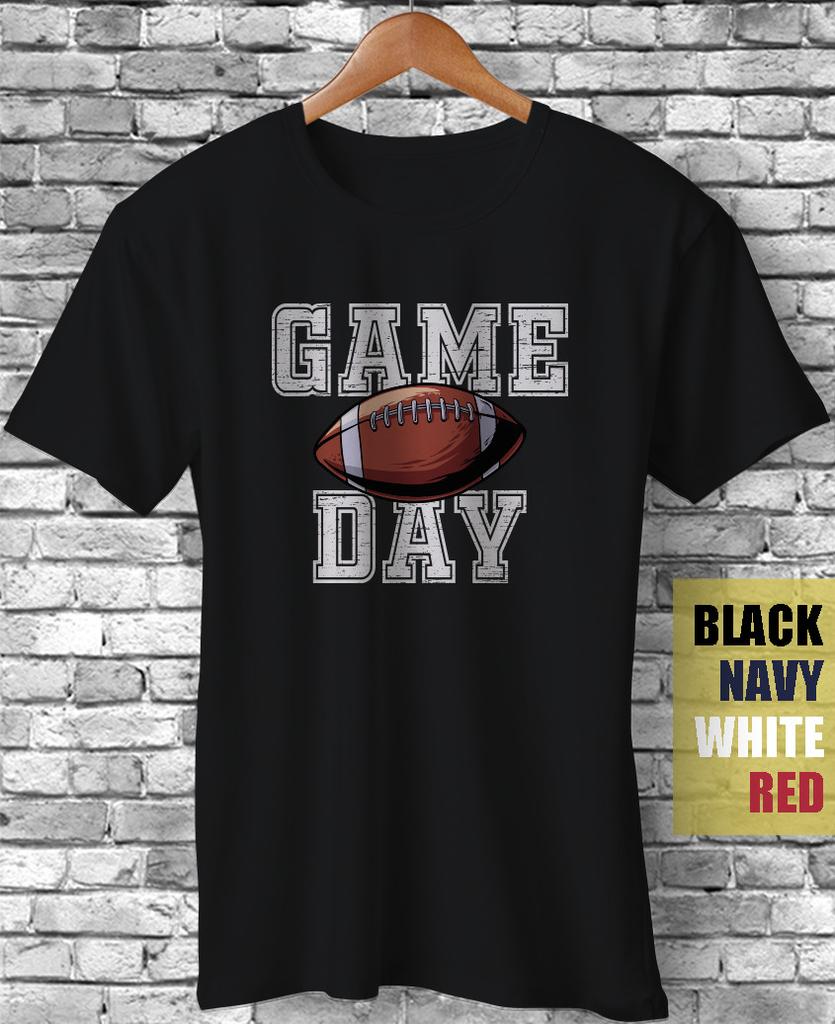 Game Day Distressed Football Lover Fans Vintage Retro Funny Gift Unisex T-Shirt
