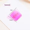 Acrylic Transparent Square Planner Clips for Documents & Tickets
