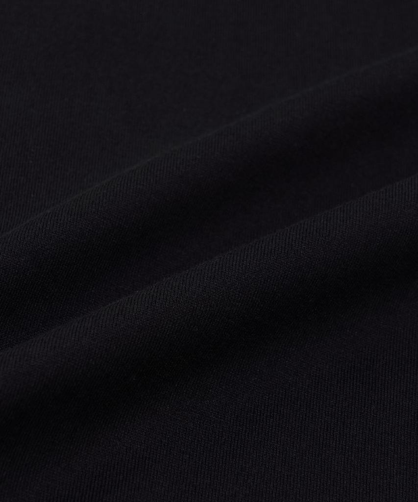Emelbi Monogram Gradient Big Lux Semi-Oversized Short Sleeve T-Shirt La (Black)