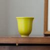 Raw ore color glaze handmade tea cup offering red master single cup smelling cup high temperature kung fu tea set teacup