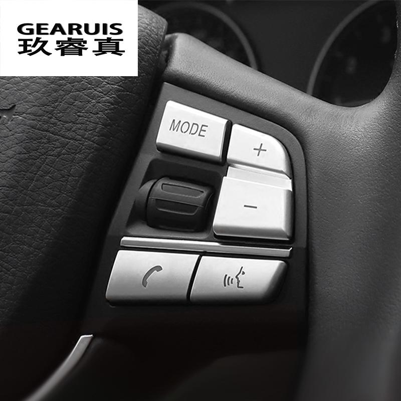 Car Styling Steering Wheel Button Cover Trim  Sticker For BMW 1/2/3/4/5/7 Series X1 X3 X5 F10 F20 F30 F34 F25 E70